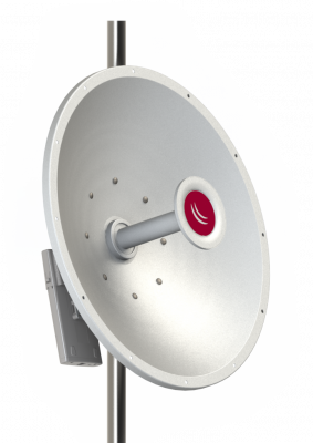 MTAD-5G-30D3 MIKROTIK MtjeSimple 30dBi 3º 700mm 4,7-5,9GHz 2x2 2-RPSMA-M/H Antena