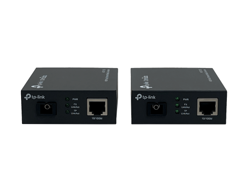 MC12CS TP-LINK Juego-WDM Transceptor Fibra Monomodo 1-SC 1310/1550nm 15km 100mbps