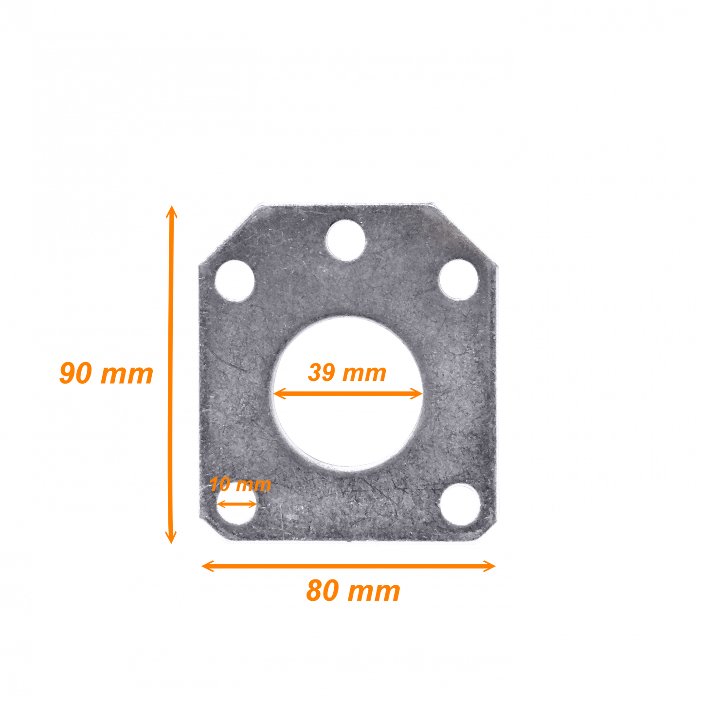 MAST-GP38 LINKMADE Placa Sustituta para Mástil de 38mm Guy Plate