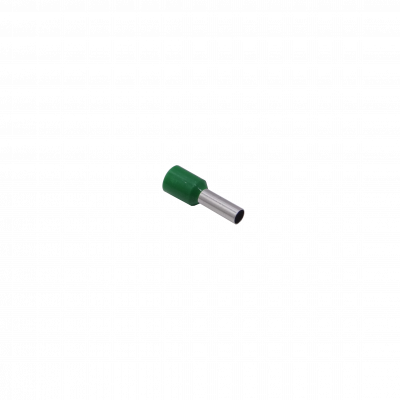 E4009-V Verde 4,0mm2 9/16mm 100 unidades AWG12 Terminales de Virola Aislados Prensables