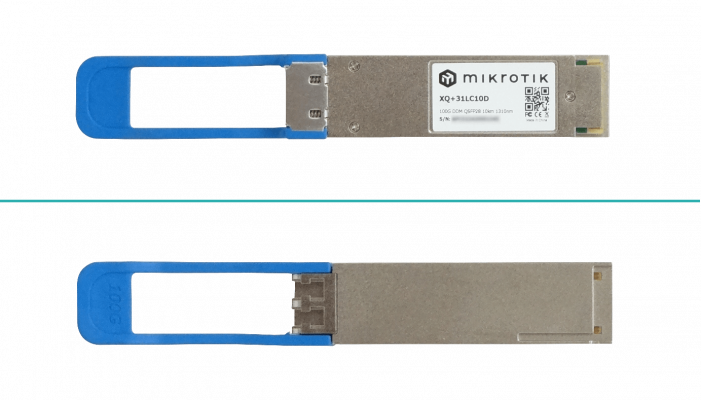 XQ+31LC10D MIKROTIK 2-LC 10km QSFP28-100G 4x25Gbps SM 1296-1309nm DDM MonoModo