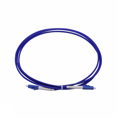 JBSLL2 Cable Pigtail de Fibra Óptica Monomodo Simplex LC-LC, Blindado, Cubierta LSZH, 2 metros, Diámetro 3.0mm, Núcleo/Revestimiento 9/125µm