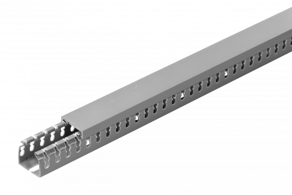 RAD-E2 Conducto Ranurable 2mt x 25x25mm Gris destinado a Cuadro Eléctrico