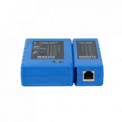 CABLE-TESTER COMPROBADOR de Red/Telefonía RJ45 RJ12 RJ11, necesita batería-9V, NSHL916DC-AL