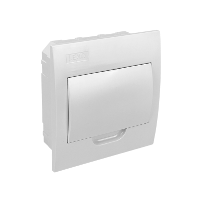 CADIN-08E LEXO Caja de Superficie LSZH 8 Módulos Carril DIN IP41 IK08 5396508