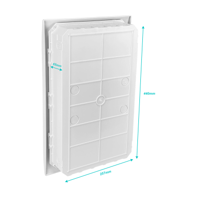 CADIN-36E LEXO Cuadro Empotrado LSZH 36 Módulos Carril Din IP41 IK08 5396536
