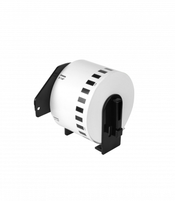 DKN5224 BROTHER Sin-Adhesivo 54mm x 30,4mt Negro sobre Blanco Rollo-Continuo para QL