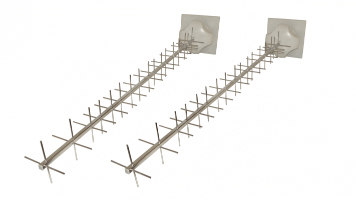 AMY-9M16X2 UBIQUITI Antena Yagi 900MHz 2-RPSMA-M 16dBi Pack-2-Unidades