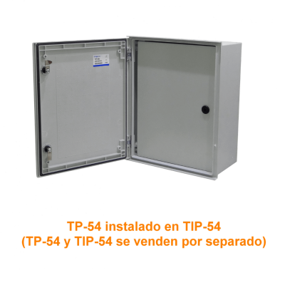 TP-54 TIBOX 463x345mm Contrapuerta Metálica para Tablero Gabinete 500x400 TIP-54