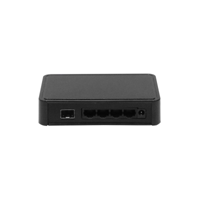 ES-0104-TG EUROLAN Conmutador De Fibra Óptica 1 Puerto SFP 4 Puertos 1000 No Gestionable Incluye Fuente 12V 129x75x30mm