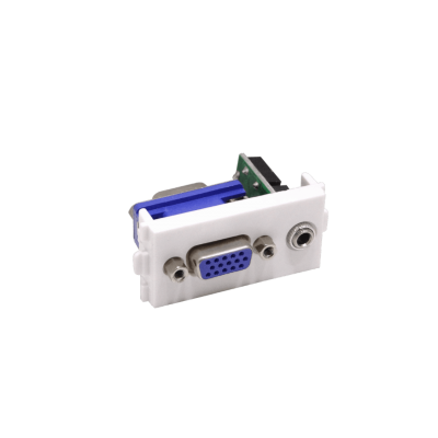 FQVVA Adaptador VGA-Hembra 3,5mm-Hembra Audio DB15-Hembra-Hembra DE-15/HH para FQ1-FQ2-FQ3