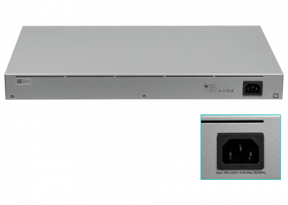 USW-48-POE UBIQUITI Conmutador 195W-tot 48-1000(32-PoE48af/52at) 4-SFP req-UniFi
