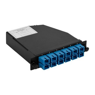CASCSM SM 12-SC 1-MPO/Cassette para/1U-3P 130mm Fibra Pre-Conectorizada