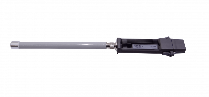 METAL-52AC MIKROTIK 2,4/5GHz-ac 31dBm L4 1-1000 1-N-M PoE incluido-Antena-6dBi incluido-24V