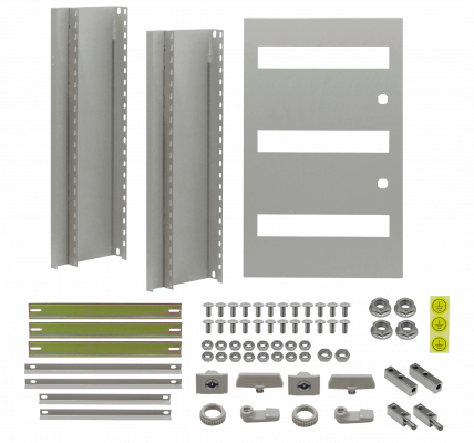 ST-625 TIBOX 543x327mm 3-RielDIN-33cm Bastidor interior p/Gabinete ST4-625 MDST64