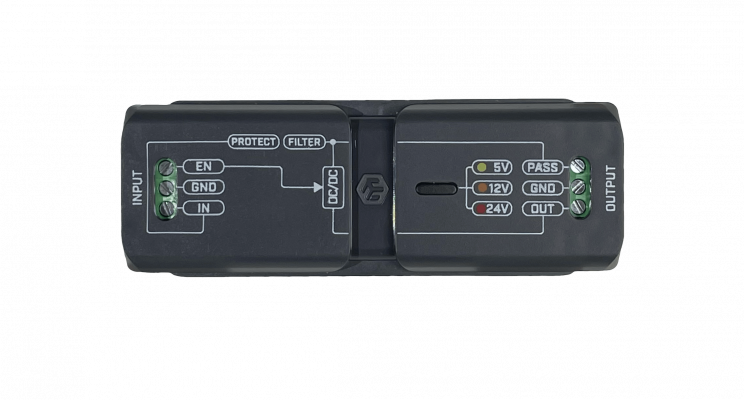 APA-1 MIKROTIK 12-48VOLTIOS-CORRIENTE-CONTINUA SUPRESOR Y PROTECTOR DE PICOS DE TENSION PARA VEHICULO