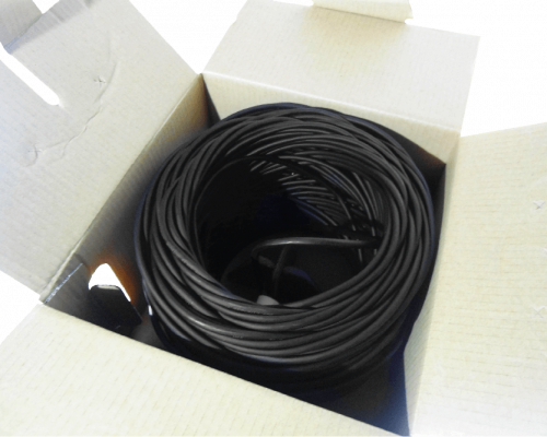 CBXL-SN1 LINKMADE 100mt Cat5E F/UTP Exterior PE Solid Unifilar Cable Negro