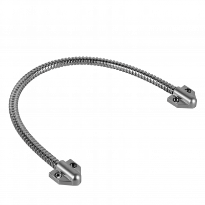 FLEXEP-15 Guía pasacables extensible de 40 cm, metálica, para puerta, diámetro 10 mm
