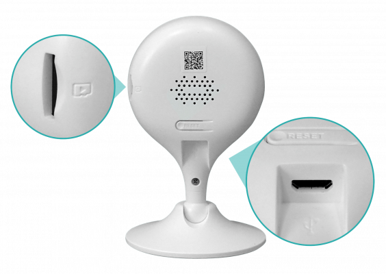 CUE-2 IMOU Camara Inalambrica 2,4GHz 2MP Microfono MicroSD 2.8mm incluye-USB-5V-1A