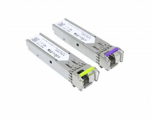 S-4554LC80D MIKROTIK 1-LC 80km Pareja SFP WDM Bidireccional 1550nm/1490nm 1,25Gbps