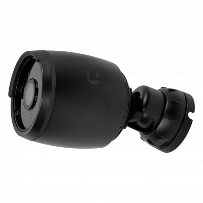 UVC-G6-BULLET-B-LIQ USADO Ubiquiti tonalidad Negra forma cilíndrica 8MP inteligencia artificial alcance infrarrojo 30 metros rango focal 1-100 ángulo 110° resistencia IP66 protección IK04 micrófono integrado requiere alimentación PoE