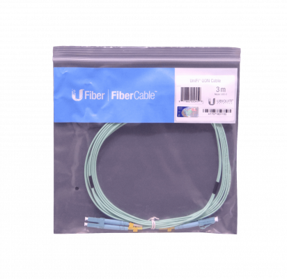 UOC-3 UBIQUITI 3mt LC-LC OM3 Multimodo MM Duplex Latiguillo Fibra 2mm 50/125um