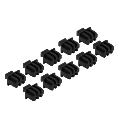 SFP-TAPA 10-unidades Cubierta para SFP Plástica Negra Protector-Puerto-SFP