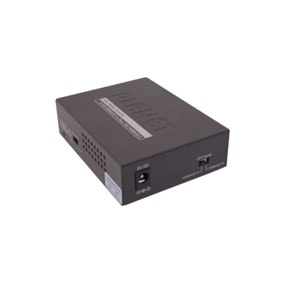 GT-1205A Planet Convertidor de Medios Redundante 10/100/1000 con 2 Puertos SFP incl-5VDC/2,5A