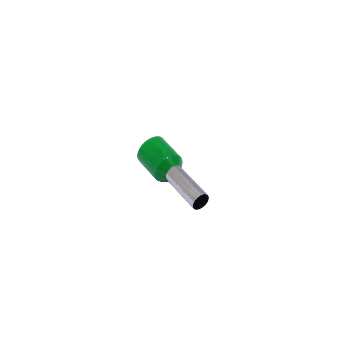 E10-12-V Verde 10,0mm2 12/21,5mm 100-piezas AWG7 Terminales Tubulares Aislados para Crimpar