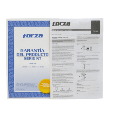 NT-512C FORZA 27WH 1x4,5AH 500VA 250W 4-IH-Chile AVR no-USB 162-268VAC 2RJ UPS