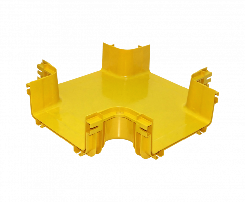 CCA-240-X 240x100mm Unión de Derivación Horizontal Amarilla PC+ABS LSZH Hembra