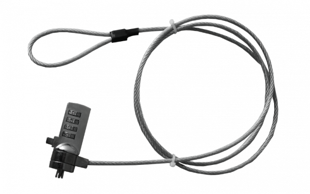 COMPUTERLOCK Candado Seguridad c/Llave 1mt-Cable