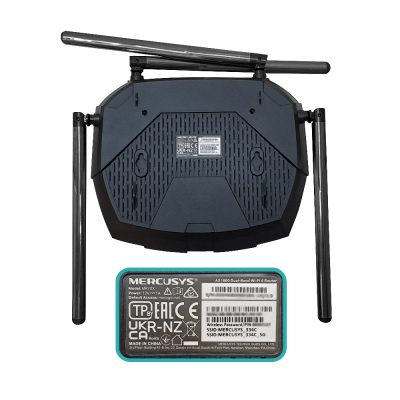 MR70X MERCUSYS WiFi6 AX1800 5GHz+2,4GHz 1201+574mbps 4-ant-fija 3-1000 1-WAN