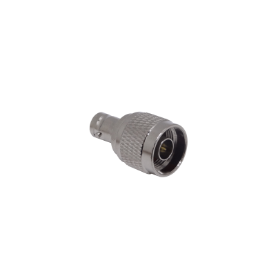 BHNM Adaptador coaxial conector BNC hembra a N macho, cuerpo de 34mm de longitud