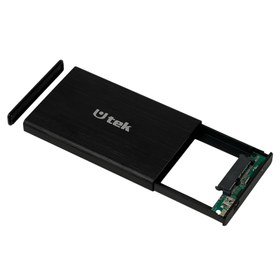 USB2-SATA Cofre 2,5pulg SATA-USB2.0 solo-USB inc-Cable-AM UT-HDD020BL
