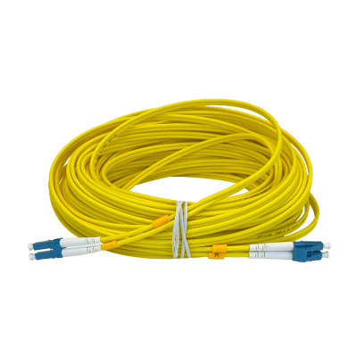 JFSLL25 25 metros Cable de Fibra Óptica Monomodo Dúplex LC-LC SM 9/125um Chaqueta 3.0mm