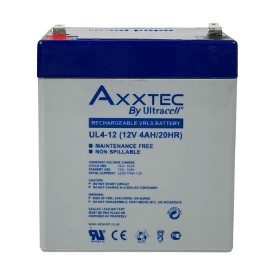 BTA12-4 ULTRACELL Bateria 4AH Acido-Plomo 12V Sellada UL Gel UL4-12