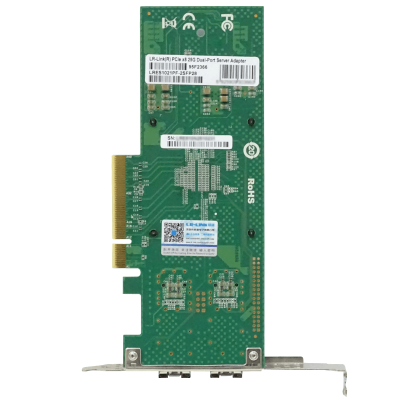 PCIE-2SFP28 LRLINK Tarjeta de Red PCIe x8 con 2 Puertos SFP28 de 25G, Modelo LRES1021PF, Basada en Chip Intel E810 95F366