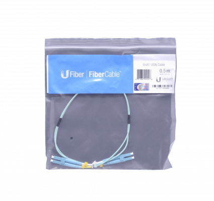 UOC-0 UBIQUITI 50cm LC-LC OM3 Multimodo MM Dúplex Latiguillo Fibra 2mm 50/125um