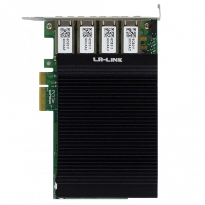 PCIE-4G-POE LRLINK Escaneo3D PCIe-x4 4-Puertos-1000-PoE+ Placa Intel I350AM4 Capturadora