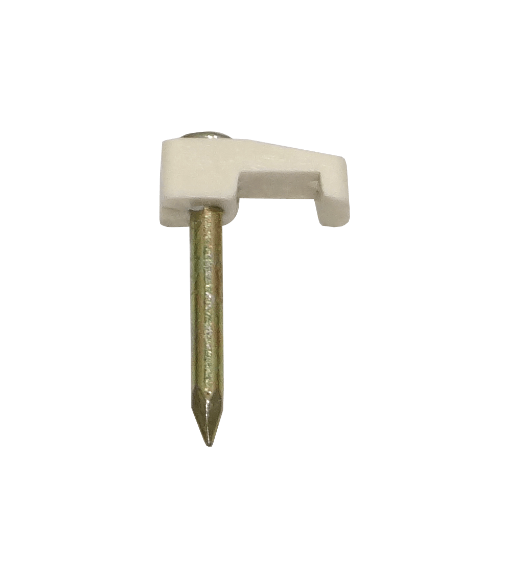 GRAMPA-5 KALOP 100-UN Nº5 Blanca 1,6x4,5mm Clavo-14x1,8mm Galvanizado Fijación-Cables
