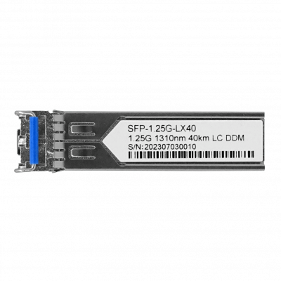 S-31DLC40D SM 2-LC 40Km 1310nm Transceptor 1.25Gbps Gigabit Fibra Óptica SFP-1.25G-LX40