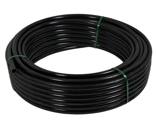 PLAN-4 Rollo de 100 metros de Plansa Negra de Polietileno Reciclado HDPE, ancho exterior 40mm, espesor 2.2mm