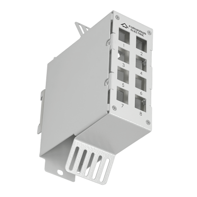 PPF-8DIN FURUKAWA Req-8-Keystone Patch Panel Riel-Din Vacio Metal 8P 35150333