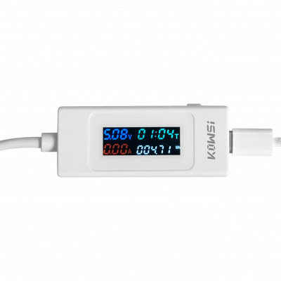 TESTER-065C Medidor Digital Puerto USB-C Rango 4-30VDC Intensidad 0-6,5Amperios Potencia 0-195Vatios