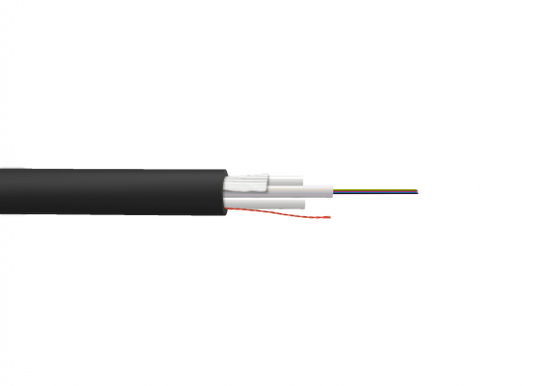 CFSJ6 SM Cable Monomodo 6-Fibras-G652D LSZH 7mm 2-FRP-2mm x-mt 2km Seco