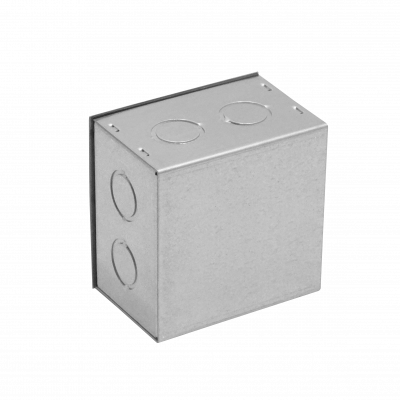 FPCWM-3 A11 Caja 100x100x65mm c/Tapa-102x102mm Zincada Metalica