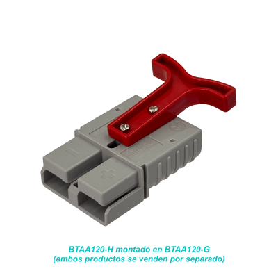 BTAA120-H Empuñadura Roja para conector BTAA120 Anderson SB120