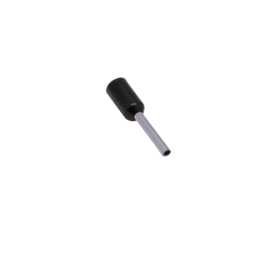 E0508-N Negro 0,5mm2 8/14mm 100 piezas AWG22 Terminales Aislados Engarzables tipo Ferrules