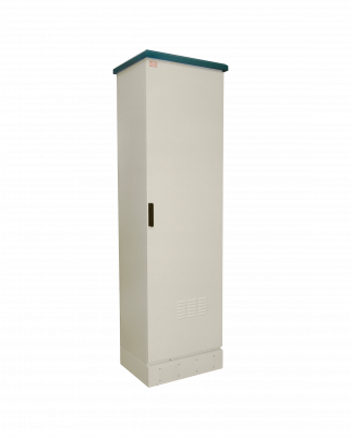 RK45-5LE LINKMADE Gabinete Rack 45U 644x500mm para Exterior/Piso Color Beige IP65 con PDU Bandeja y Ventiladores